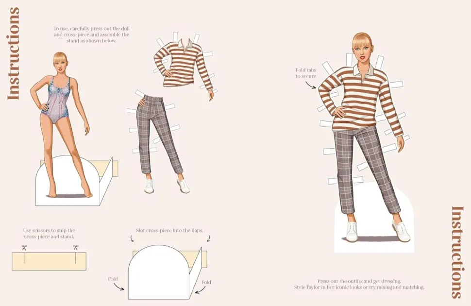 Taylor Swift - Dress Up Taylor Paperback Book