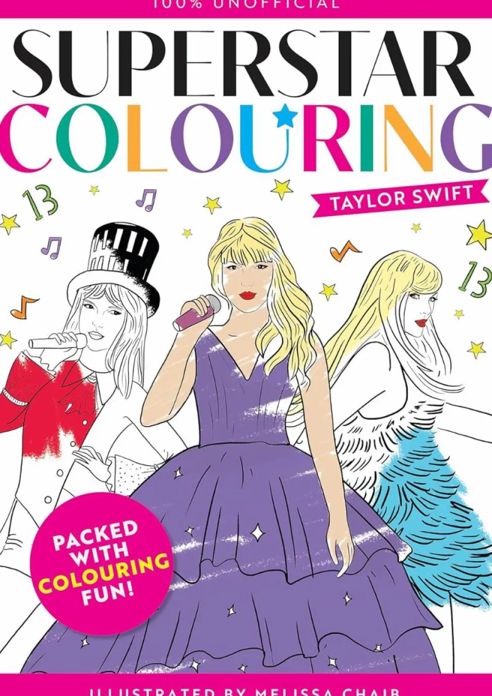 Taylor Swift - Superstar Colouring: Taylor Swift Paperback Colouring Book
