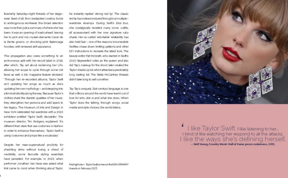 Taylor Swift - Taylor Swift and the Clothes She Wears Hardcover Book