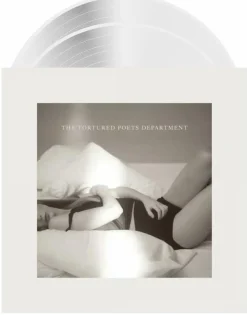 Taylor Swift - The Tortured Poets Department 2xLP Vinyl Record (The Manuscript Ghosted White Vinyl)