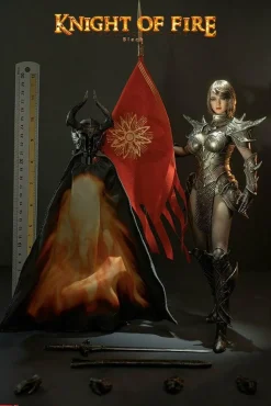 TBLeague - Knight of Fire Black Version 1/6th Scale Action Figure