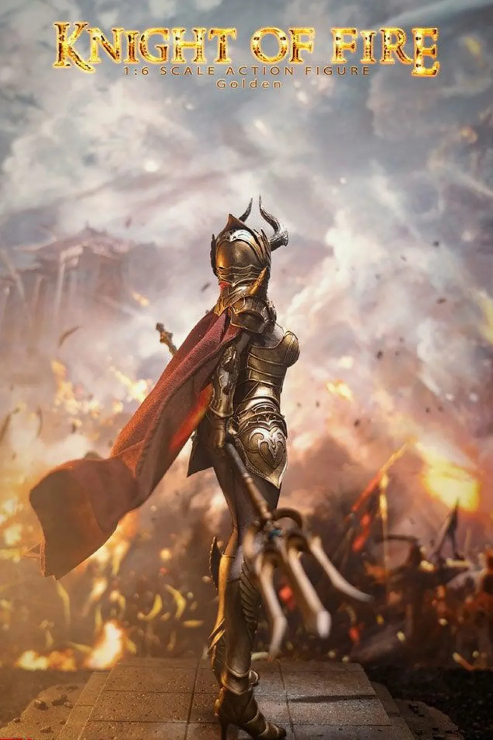 TBLeague - Knight of Fire Golden Version 1/6th Scale Action Figure