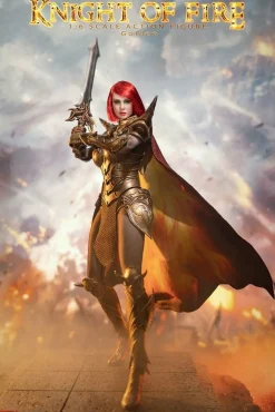 TBLeague - Knight of Fire Golden Version 1/6th Scale Action Figure