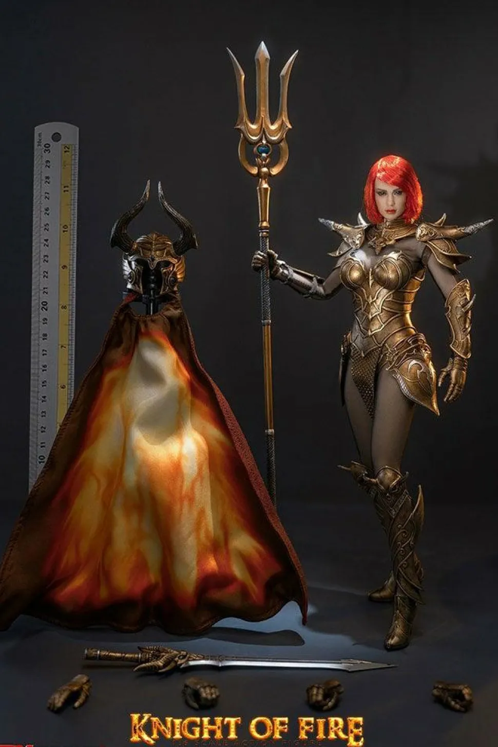 TBLeague - Knight of Fire Golden Version 1/6th Scale Action Figure