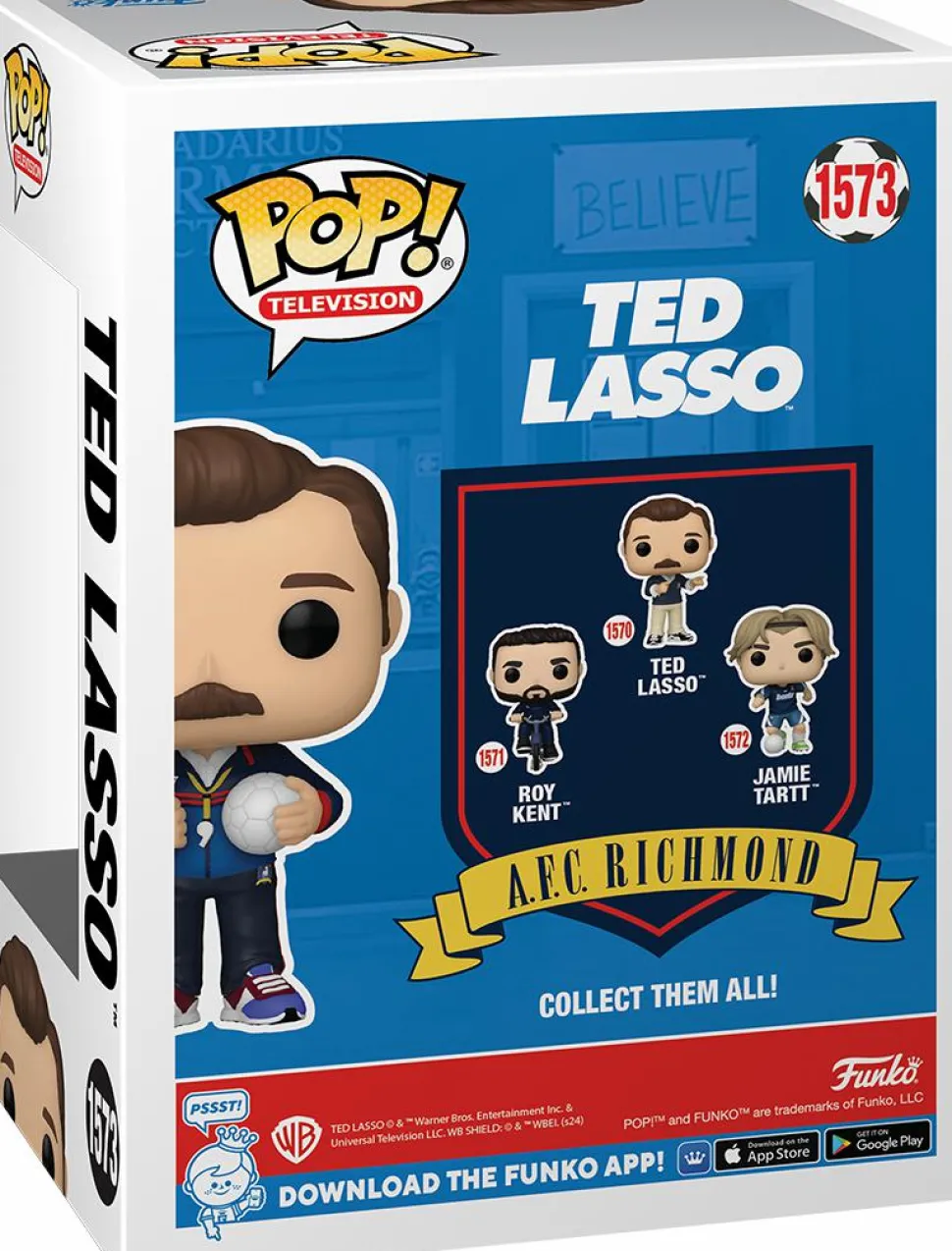 Ted Lasso - Ted Lasso with Soccer Ball Pop! Vinyl Figure