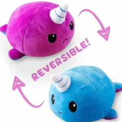 Tee Turtle - Narwhal Purple/Blue Reversible Plushie