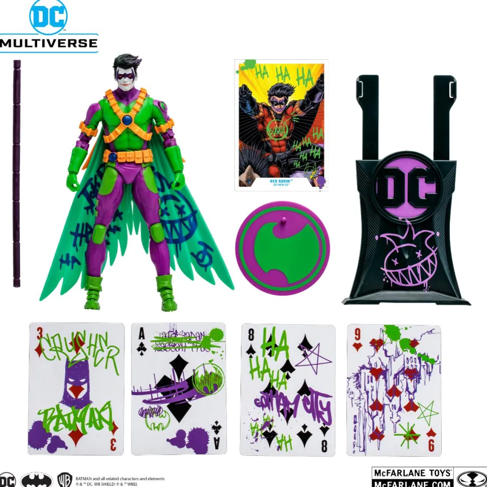 Teen Titans - Red Robin (The New 52) Jokerized DC Multiverse Gold Label 7" Scale Action Figure