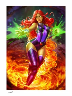 Teen Titans - Starfire Fine Art Print by Derrick Chew