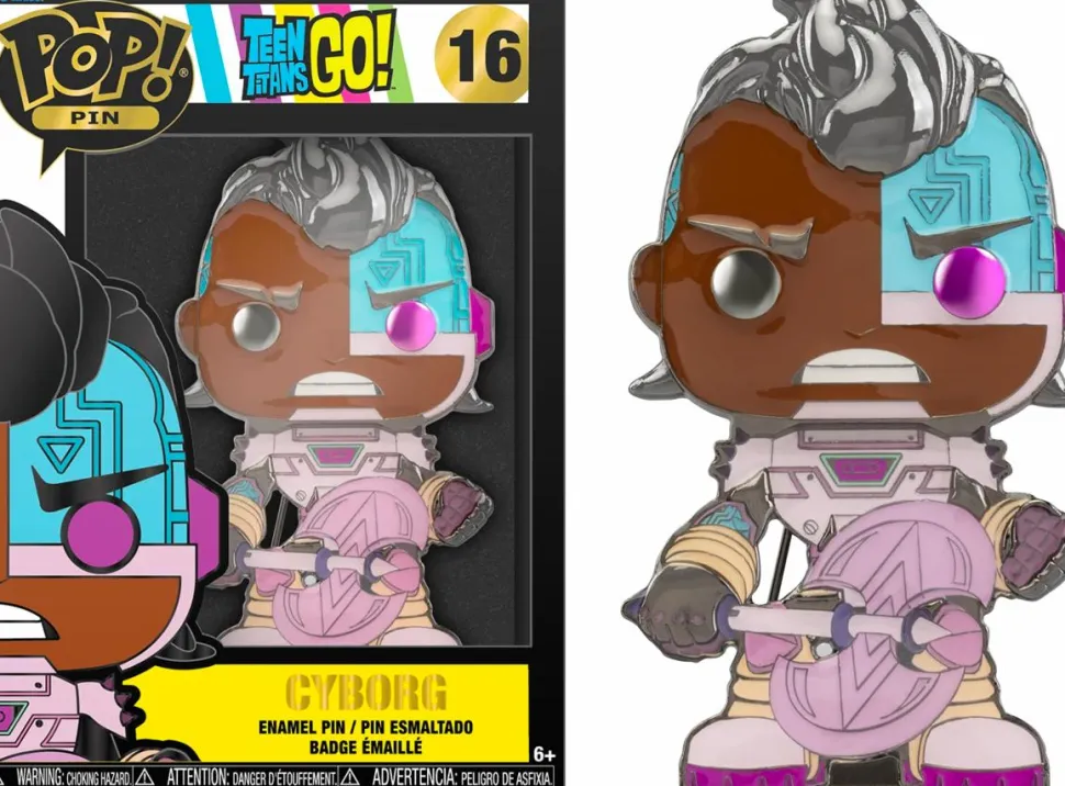 Teen Titans Go! - Cyborg 4" Pop! Enamel Pin
