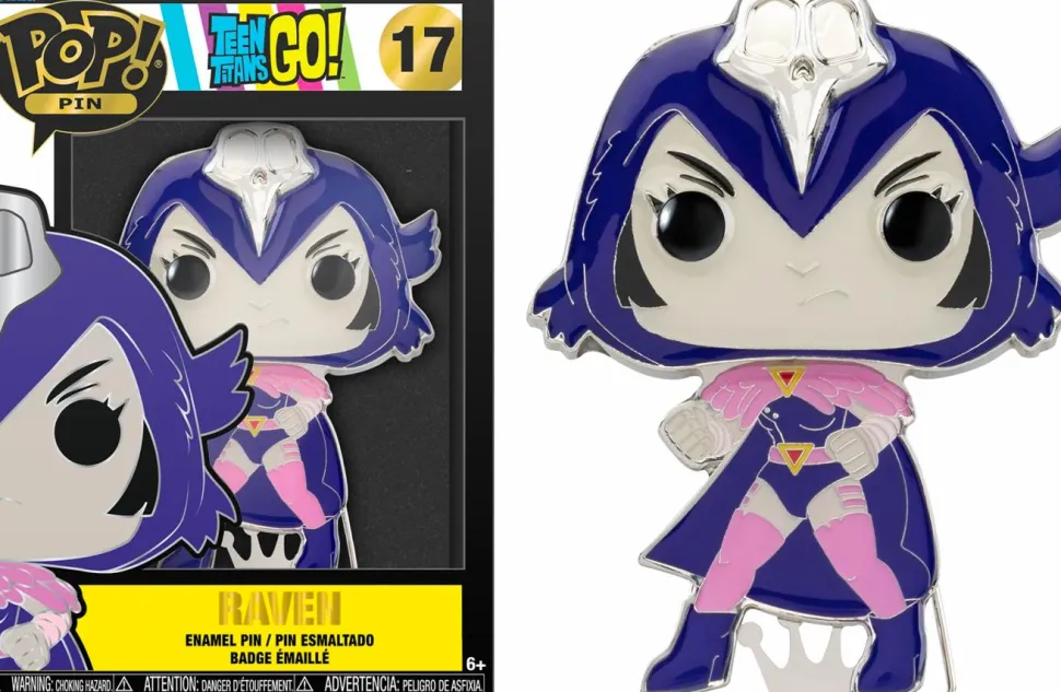 Teen Titans Go! - Raven 4" Pop! Enamel Pin
