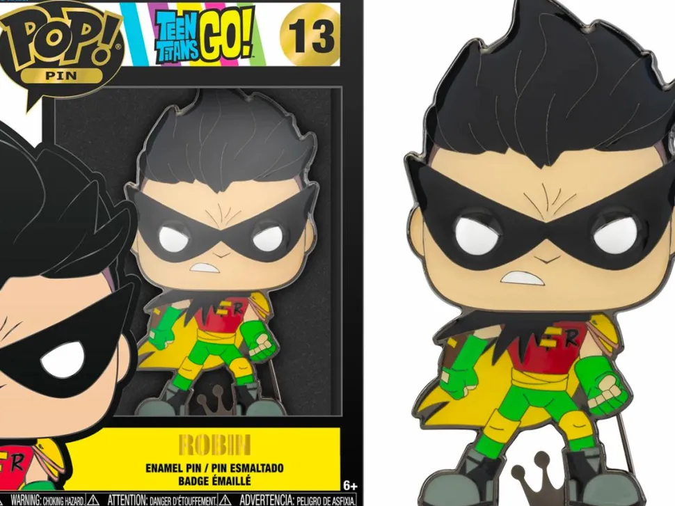 Teen Titans Go! - Robin 4" Pop! Enamel Pin