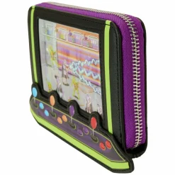 Teenage Mutant Ninja Turtles - 40th Anniversary Vintage Arcade Lenticular Glow in the Dark 4" Faux Leather Zip-Around Wallet