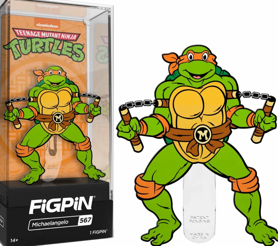 Teenage Mutant Ninja Turtles (1987) - Michaelangelo FigPin Enamel Pin