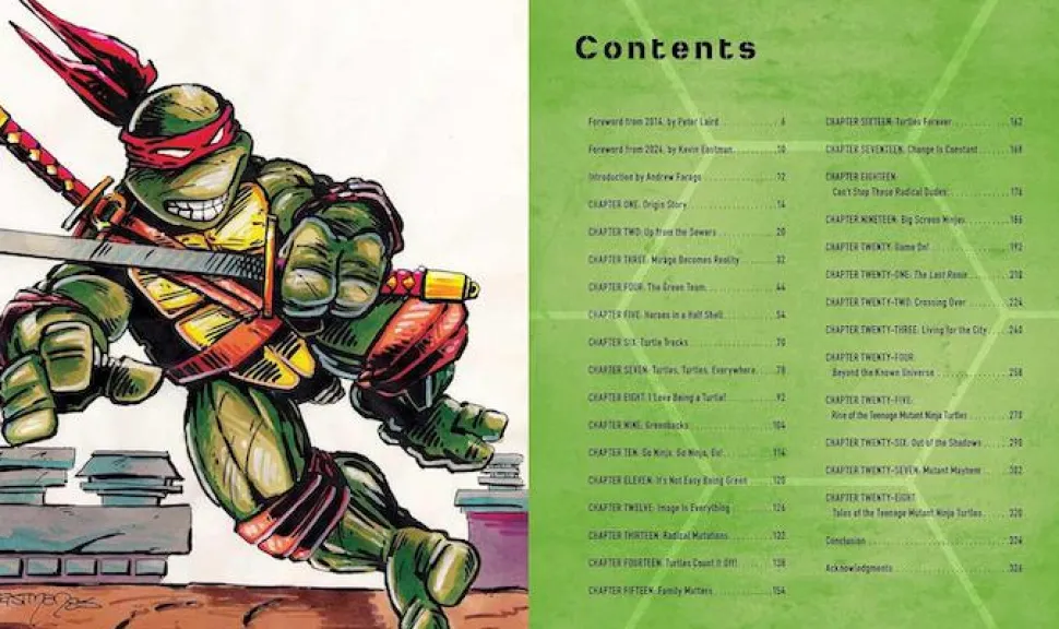 Teenage Mutant Ninja Turtles - The Ultimate Visual History: Revised and Expanded Edition Hardcover Book