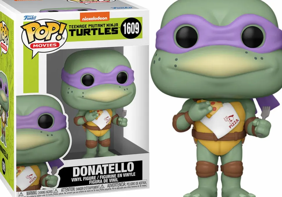 Teenage Mutant Ninja Turtles - Donatello with Pizza Pop! Vinyl Figure