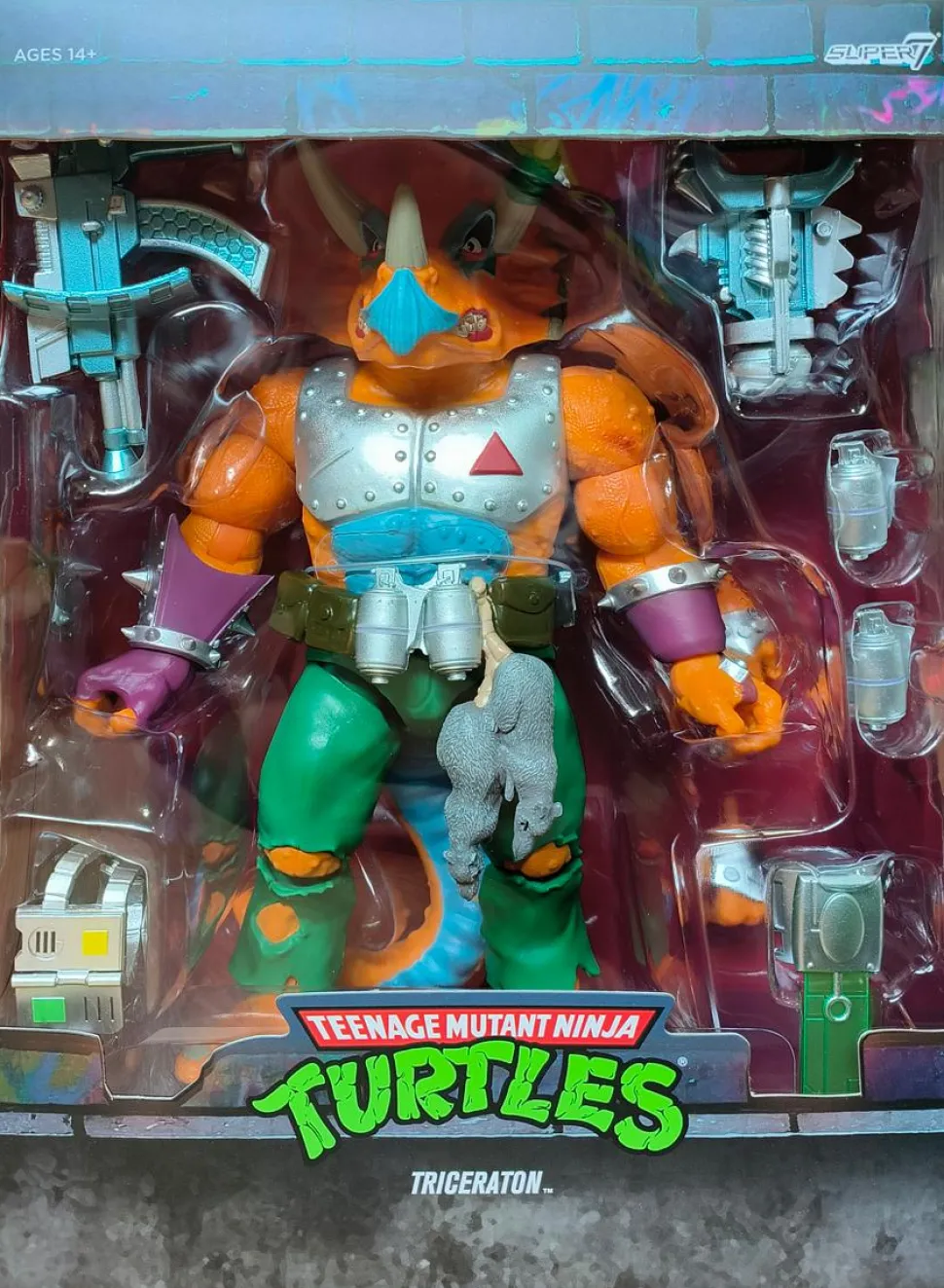 Teenage Mutant Ninja Turtles (1987) - Triceraton Ultimates! 7” Scale Action Figure (Wave 7)
