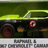 Teenage Mutant Ninja Turtles (1987) - Raphael & 1967 Chevrolet Camaro Hollywood Rides 1/24th Scale Die-Cast Vehicle Replica