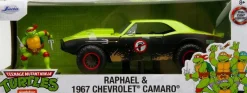 Teenage Mutant Ninja Turtles (1987) - Raphael & 1967 Chevrolet Camaro Hollywood Rides 1/24th Scale Die-Cast Vehicle Replica