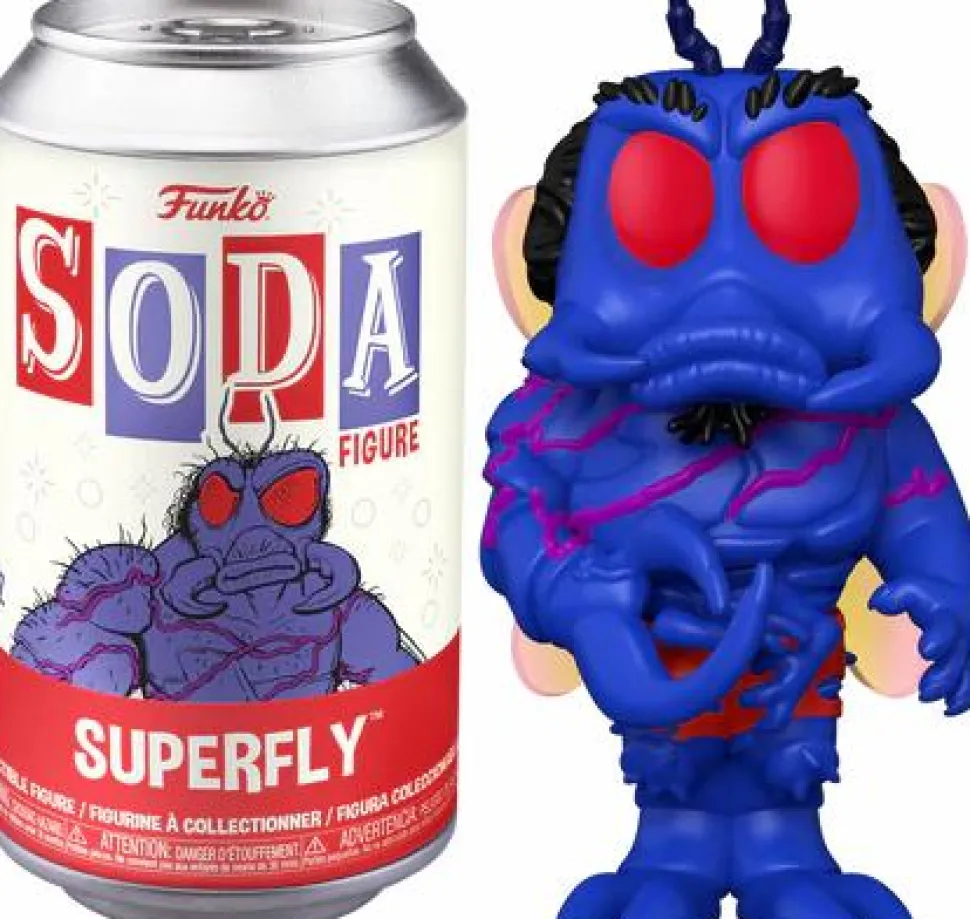 Teenage Mutant Ninja Turtles: Mutant Mayhem - Superfly Vinyl SODA Figure in Collector Can