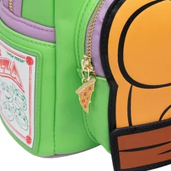 Teenage Mutant Ninja Turtles - Donatello Cosplay 10" Faux Leather Mini Backpack