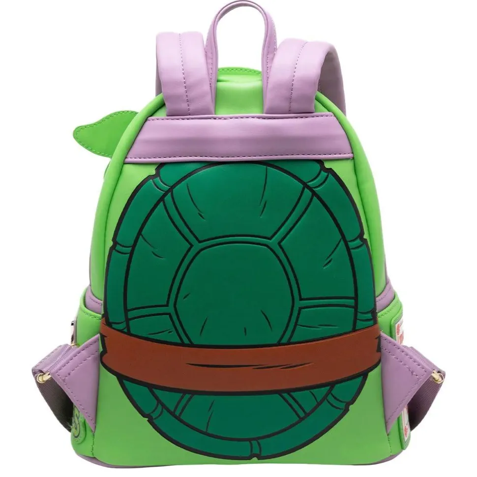 Teenage Mutant Ninja Turtles - Donatello Cosplay 10" Faux Leather Mini Backpack