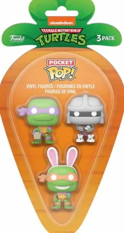 Teenage Mutant Ninja Turtles - Donatello, Michelangelo, Shredder Easter Pocket Pop! 3-Pack