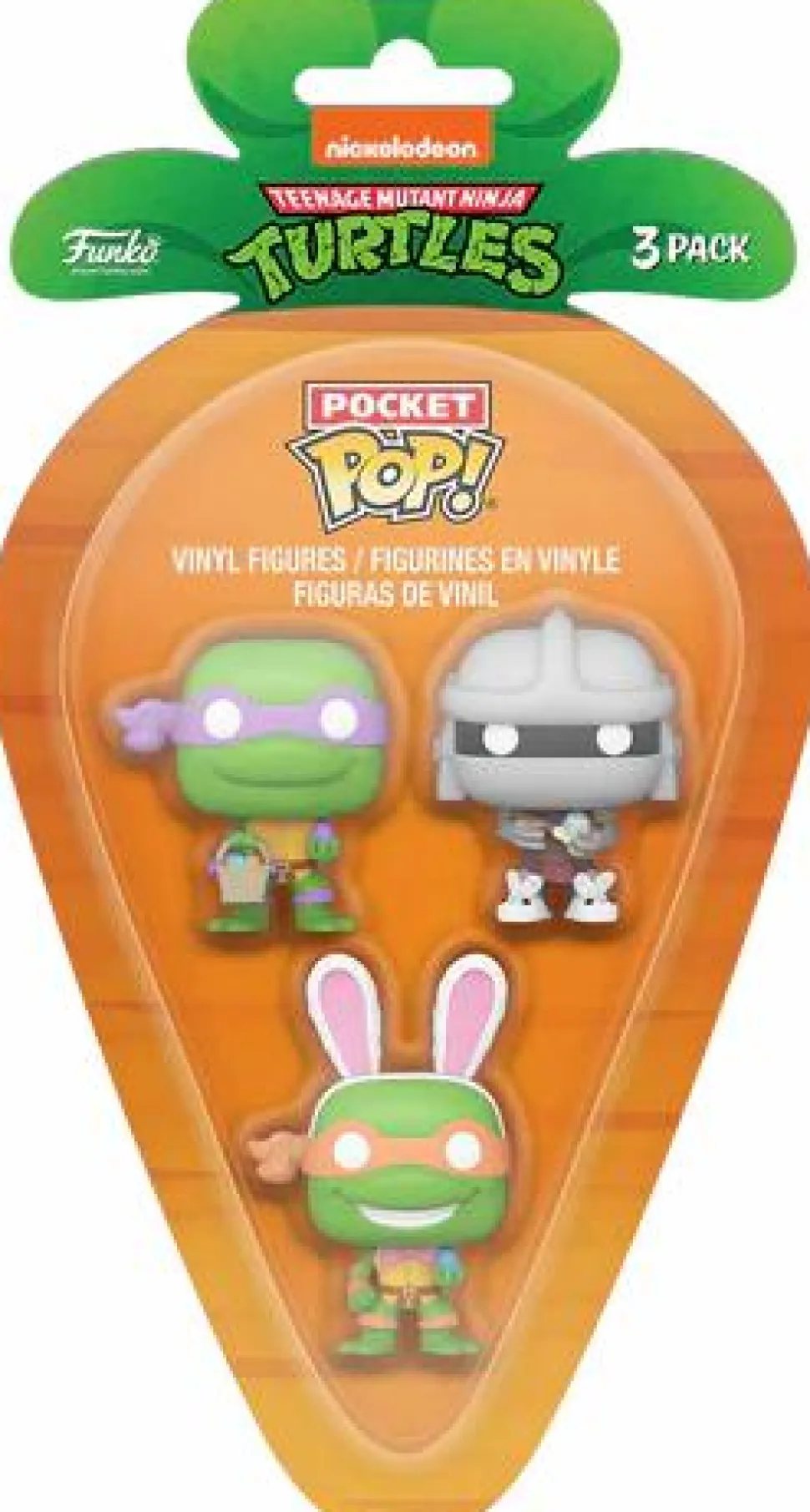 Teenage Mutant Ninja Turtles - Donatello, Michelangelo, Shredder Easter Pocket Pop! 3-Pack