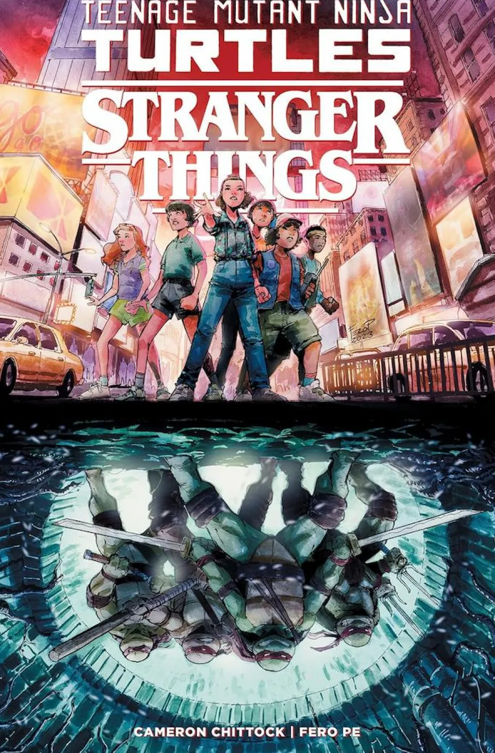 Teenage Mutant Ninja Turtles x Strangers Things - Trade Paperback Book