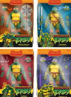Teenage Mutant Ninja Turtles (2003) - Wave 12 Ultimates! 7" Scale Action Figure Bundle (Set of 4)