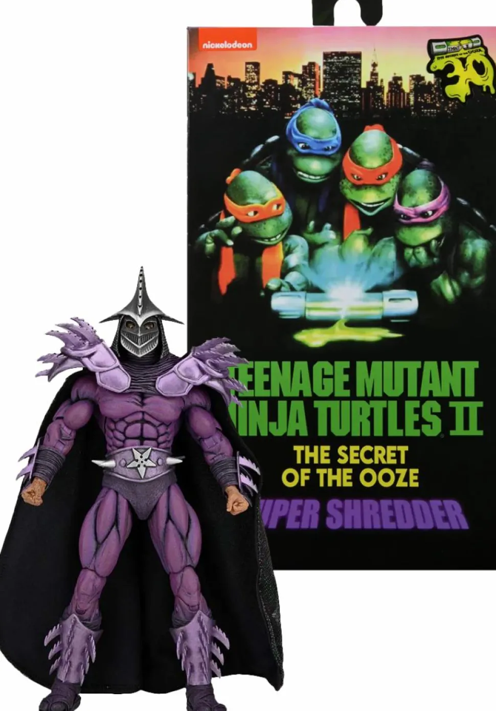 Teenage Mutant Ninja Turtles II: The Secret of the Ooze (1991) - Super Shredder 30th Anniversary Ultimate 7" Scale Action Figure