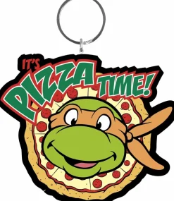 Teenage Mutant Ninja Turtles (1987) - It's Pizza Time Rubber Keychain