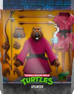 Teenage Mutant Ninja Turtles (1987) - Splinter Flocked Ultimates! 7” Scale Action Figure