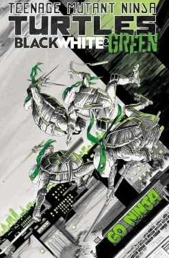 Teenage Mutant Ninja Turtles - Black, White, and Green Trade Paperback Book