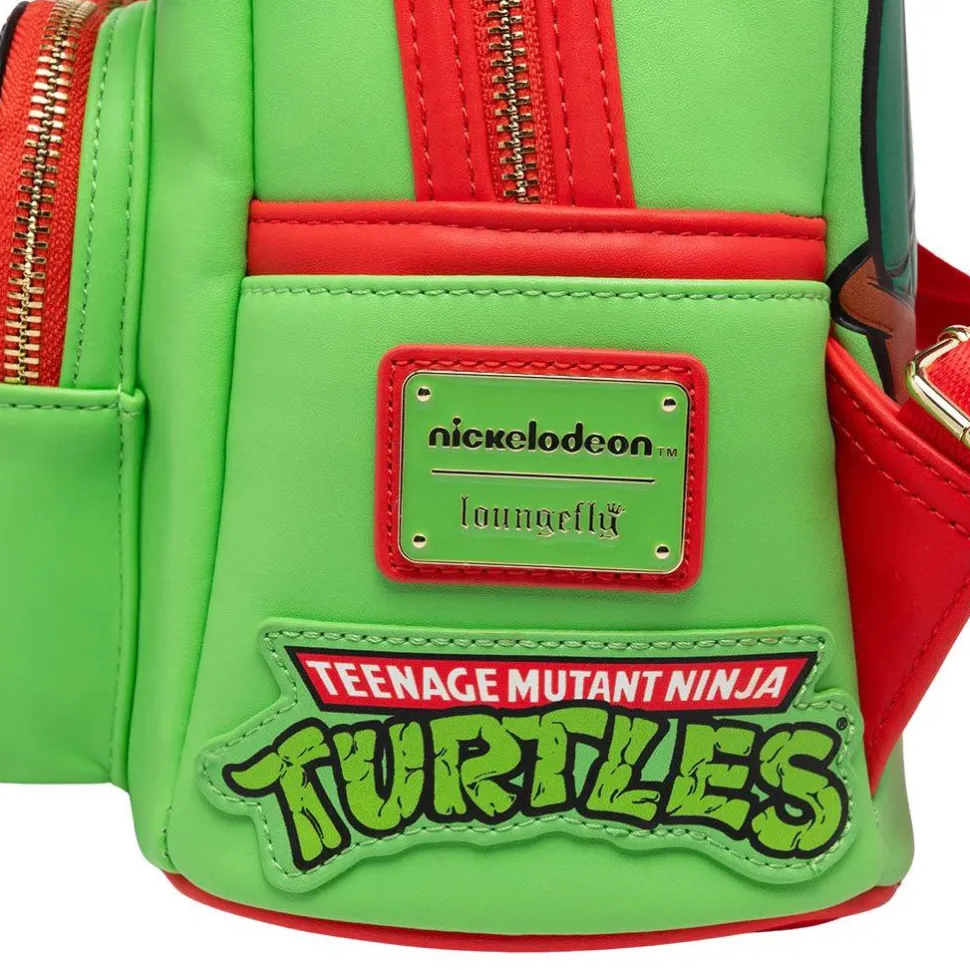 Teenage Mutant Ninja Turtles - Raphael Cosplay 10" Faux Leather Mini Backpack