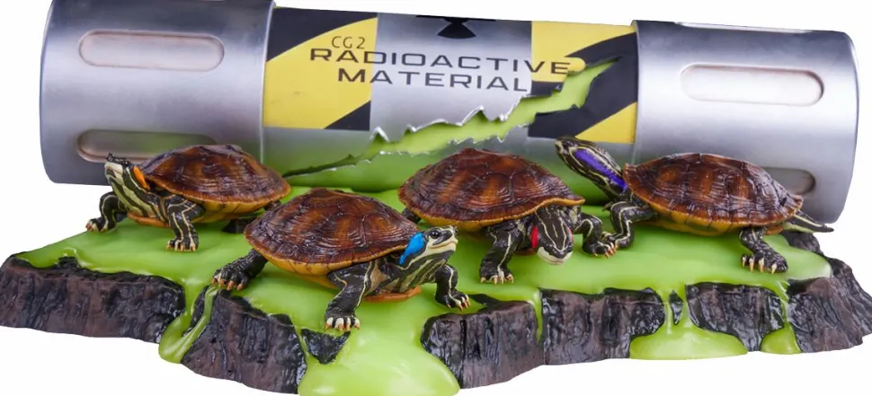 Teenage Mutant Ninja Turtles - Origins Deluxe Edition 1:1 Scale Life-Size Diorama Statue