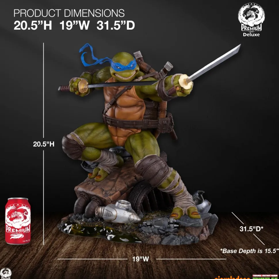 Teenage Mutant Ninja Turtles - Leonardo Deluxe 1/3 Scale Statue