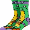 Teenage Mutant Ninja Turtles (1987) - Donatello Animigos 360 Character Crew Socks (US Men's 8-12)
