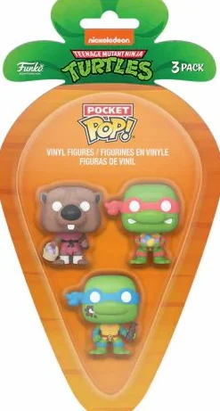 Teenage Mutant Ninja Turtles - Leonardo, Raphael, Splinter Easter Pocket Pop! 3-Pack