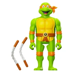 Teenage Mutant Ninja Turtles (1987) - Michelangelo (Toon) ReAction 3.75" Action Figure