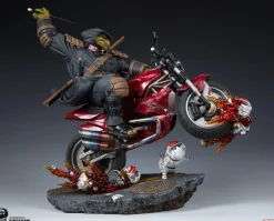 Teenage Mutant Ninja Turtles - The Last Ronin on Bike 1/4th Scale Statue
