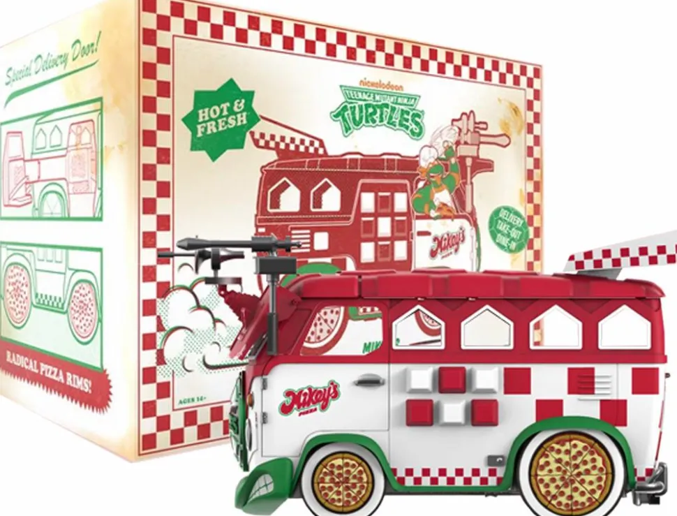 Teenage Mutant Ninja Turtles (1987) - Mikey's Pizza Delivery Van Ultimates! 7" Scale Action Figure Vehicle (2024 SDCC Exclusive)