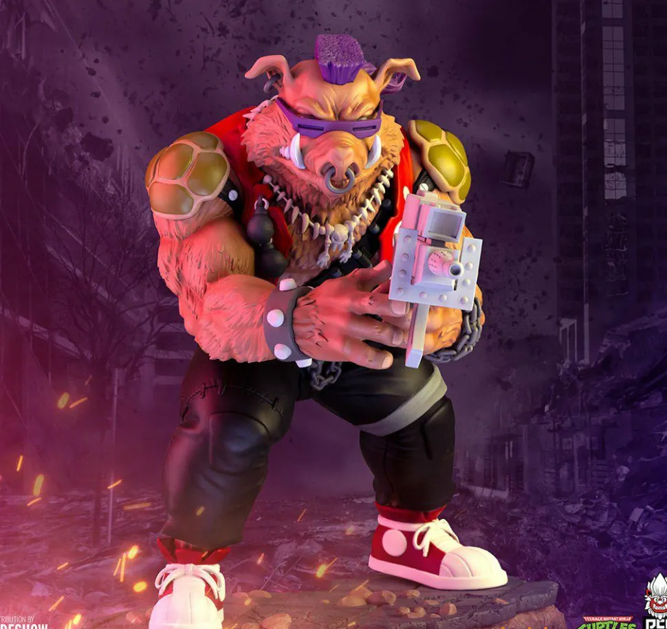 Teenage Mutant Ninja Turtles (1987) - Bebop 1/4 Scale Statue