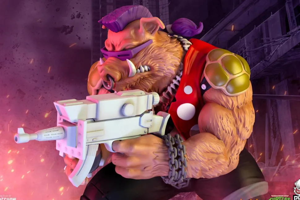Teenage Mutant Ninja Turtles (1987) - Bebop 1/4 Scale Statue