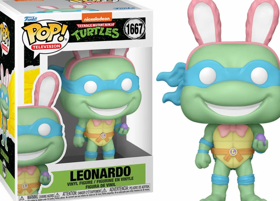 Teenage Mutant Ninja Turtles - Leonardo with Easter Egg Pop! Vinyl Figure