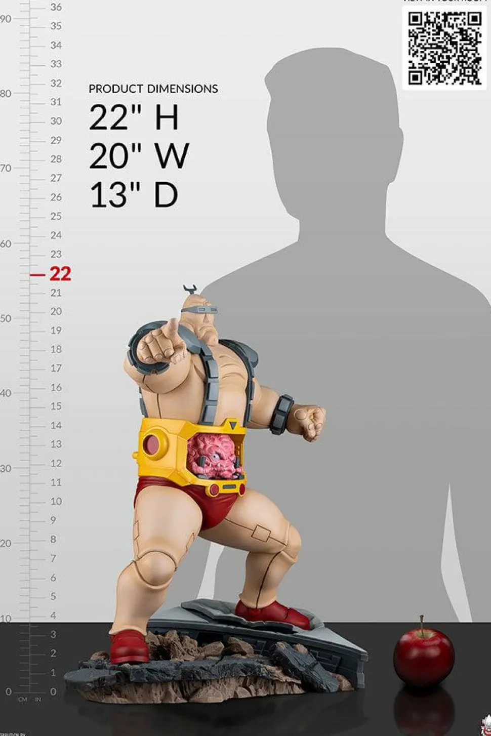 Teenage Mutant Ninja Turtles (1987) - Krang 1/4 Scale Statue