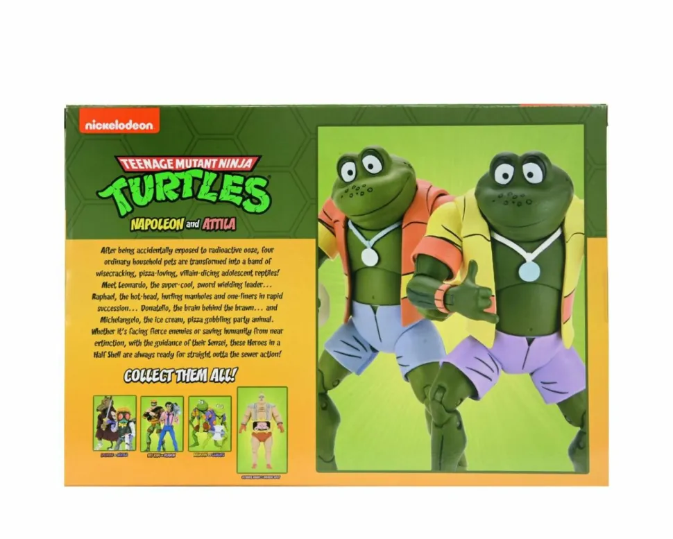 Teenage Mutant Ninja Turtles (1987) - Napoleon Bonafrog & Attila the Frog Cartoon Collection 7" Scale Action Figure 2-Pack