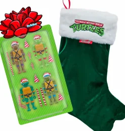Teenage Mutant Ninja Turtles (1987) - Holiday ReAction 3.75” Action Figure Gift Pack