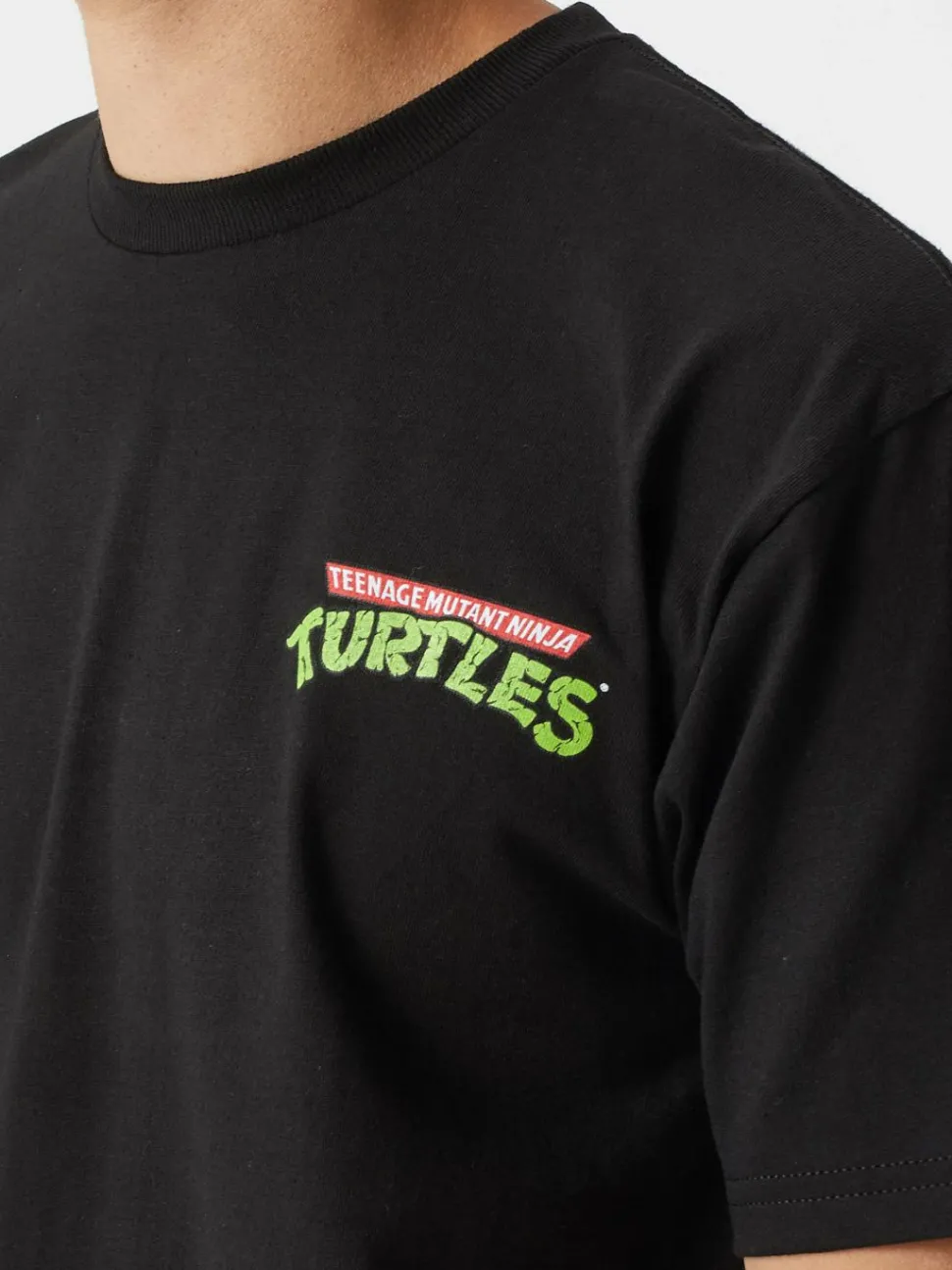Teenage Mutant Ninja Turtles - TMNT x Santa Cruz Pizza Dot T-Shirt Black