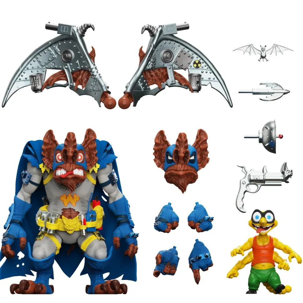 Teenage Mutant Ninja Turtles (1987) - Wingnut & Screwloose Ultimates! 7” Scale Action Figure 2-Pack