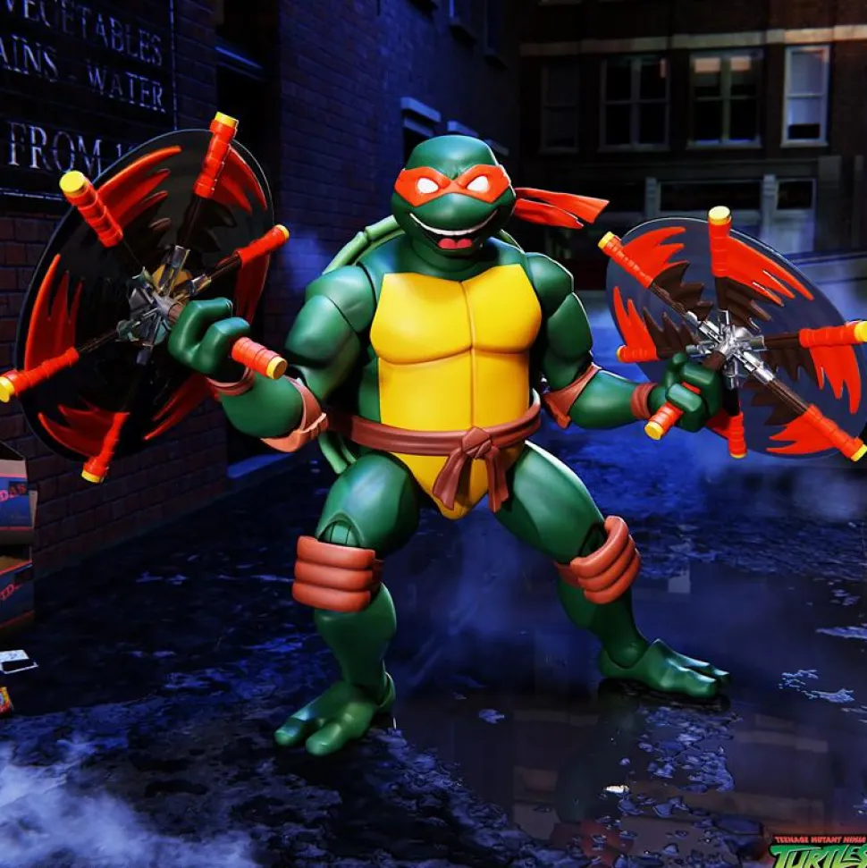 Teenage Mutant Ninja Turtles (2003) - Michelangelo Ultimates! 7" Scale Action Figure (Wave 12)